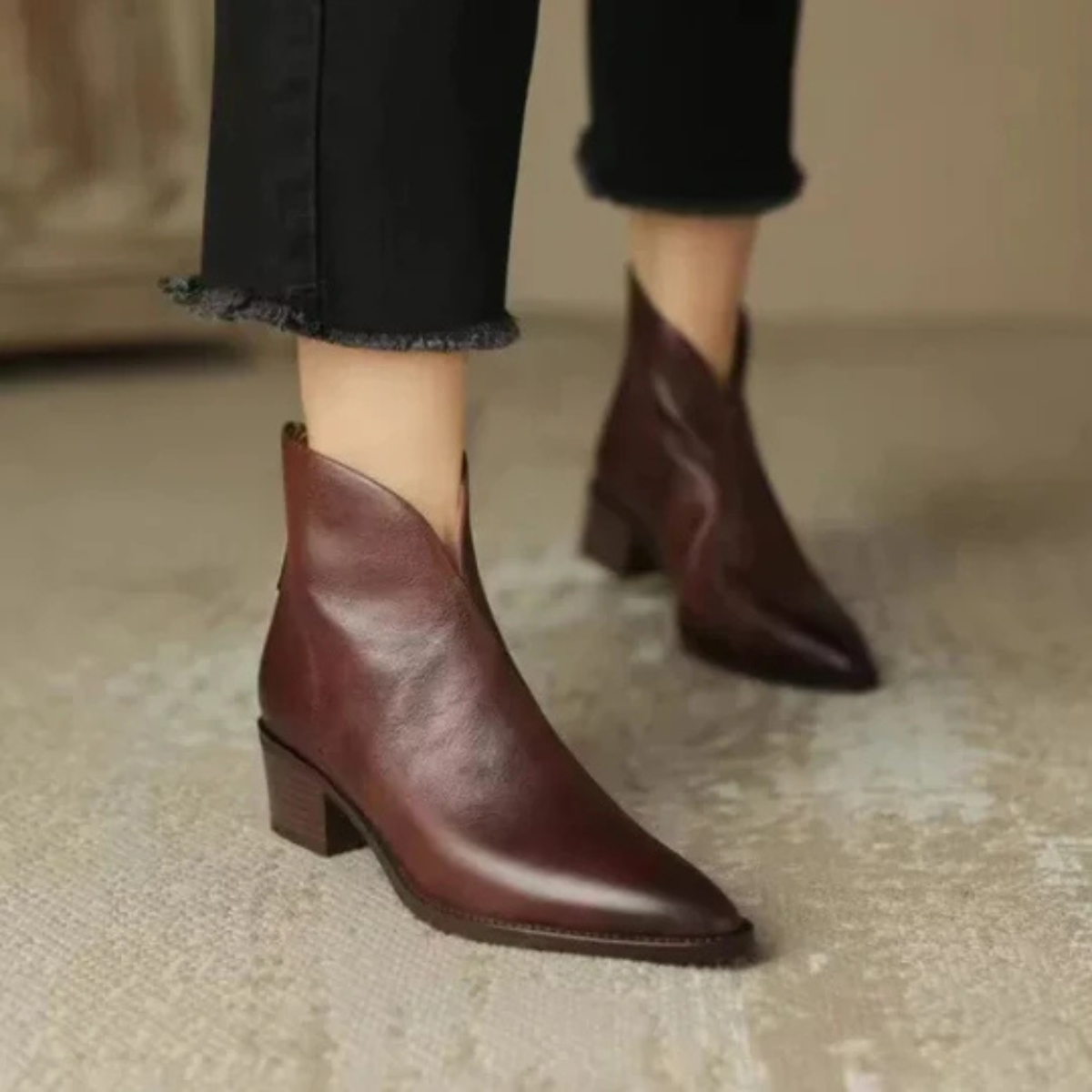 ZAPATOS DE CUERO ZARINA | EDICIÓN KANATA CHILE®